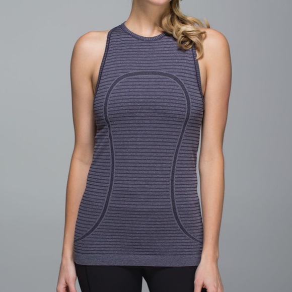 lululemon athletica Tops - Lululemon Run Swiftly Tech Tank Black Grape 4